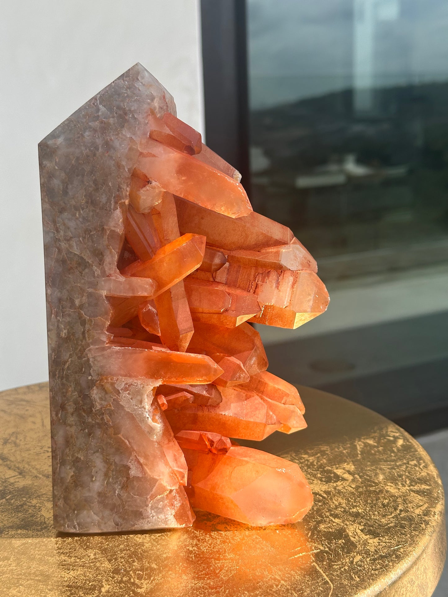 Scarlet Temple Lemurian Crystal Tower 6 lbs