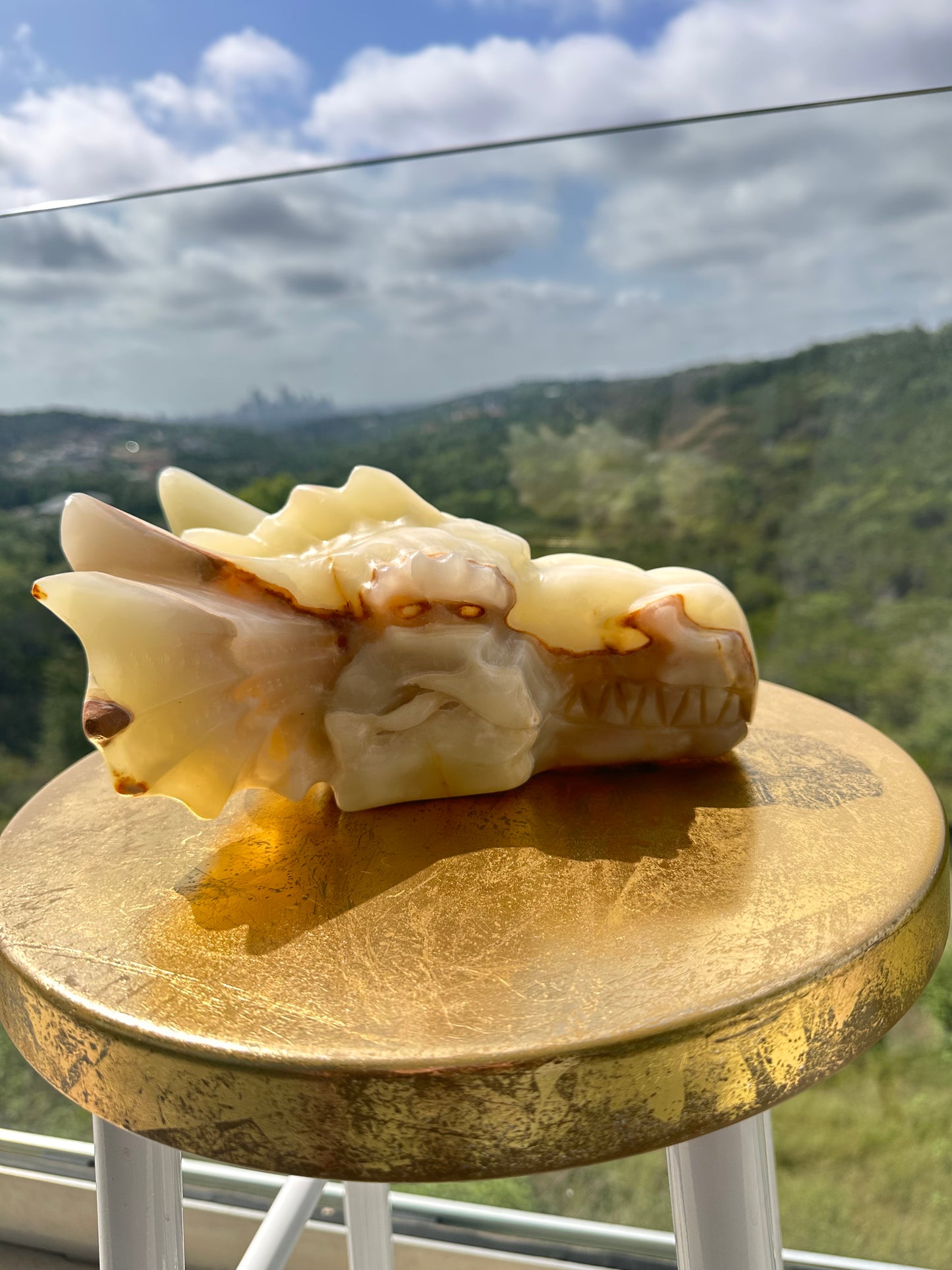 Mexican Green Onyx HUGE Dragon for Protecting your Sacred Space