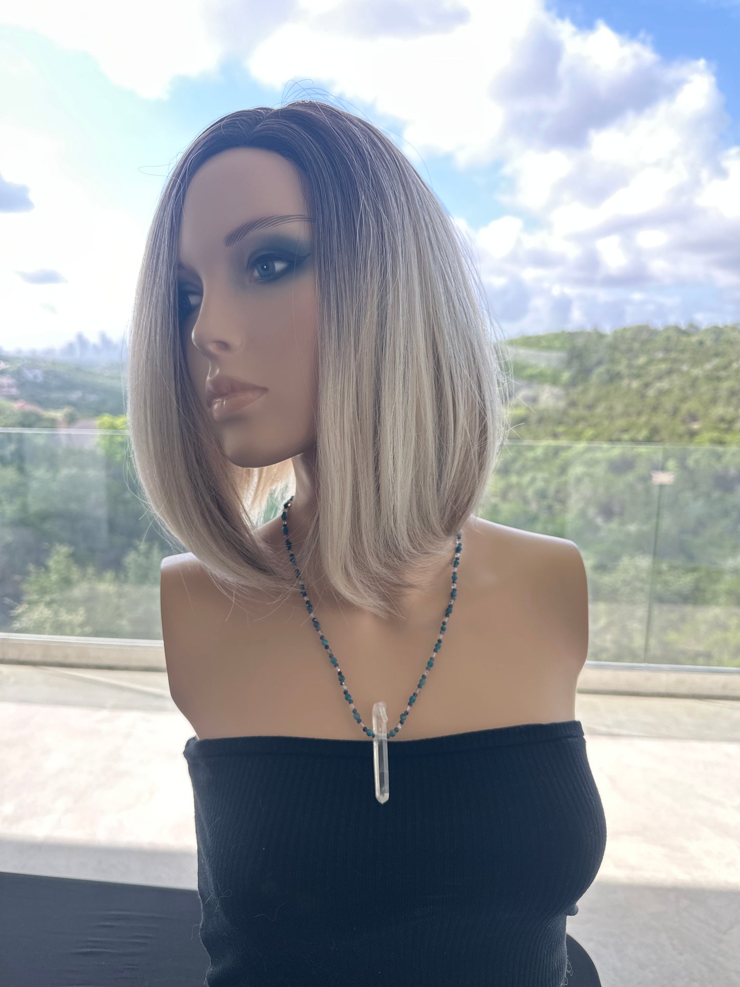 Serian Starseed Activation Necklace With Lemurian Blue Needle Point