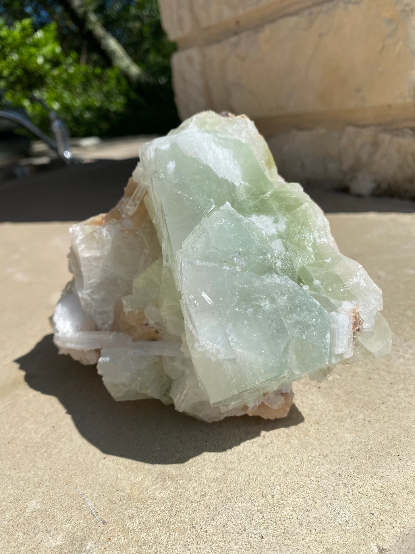 Stunning Green Apophyllite Scolecite Stilbite 4 lb Zeolite