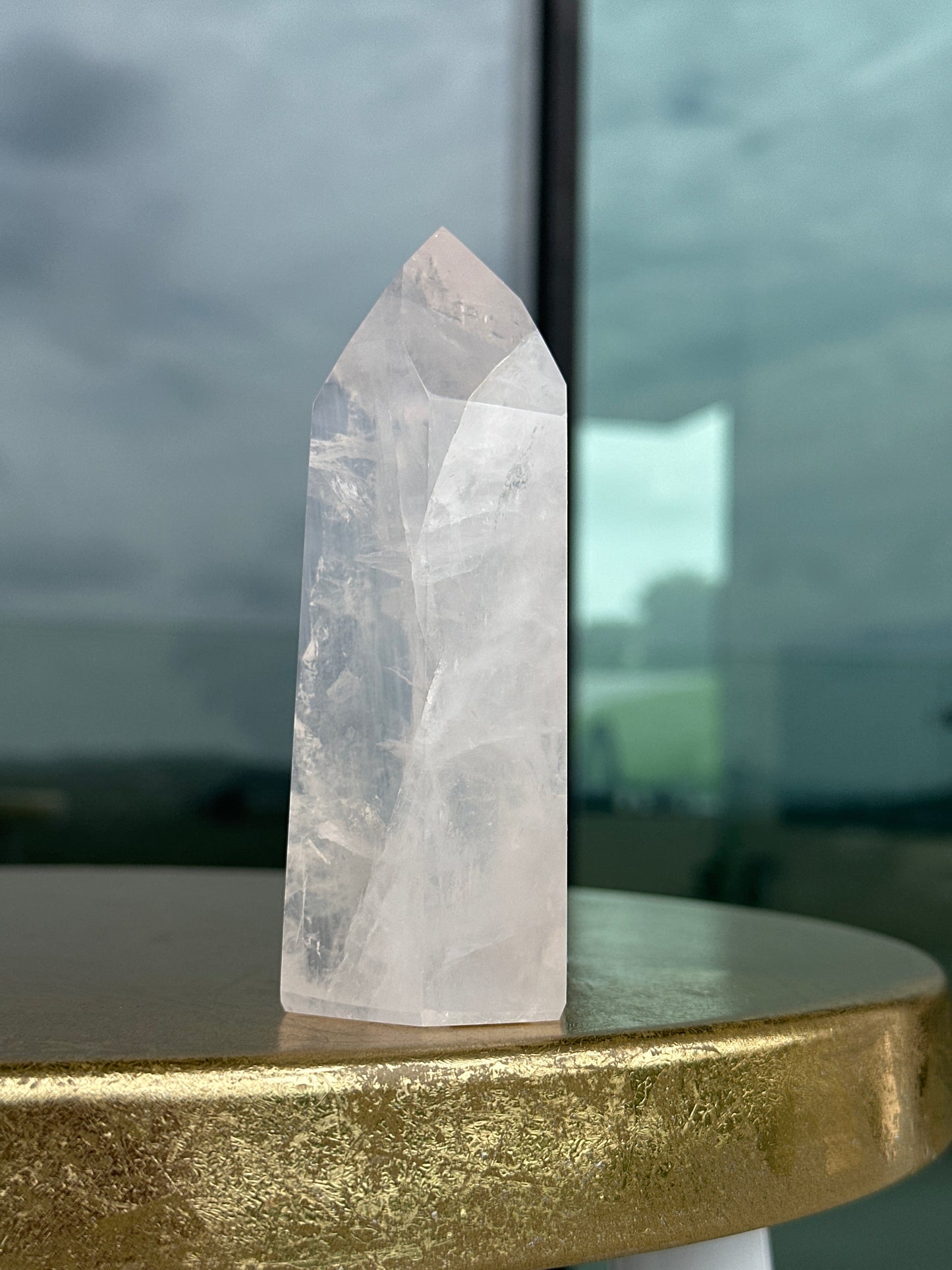 Girasol Rose Quartz Tower