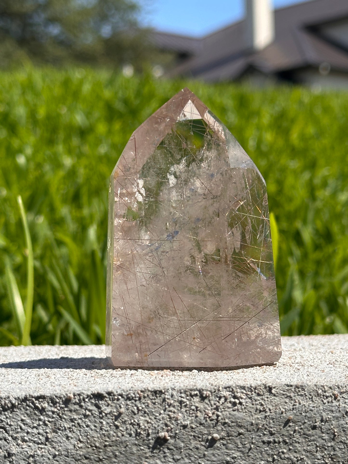 Smoky Quartz With Rutile Generator