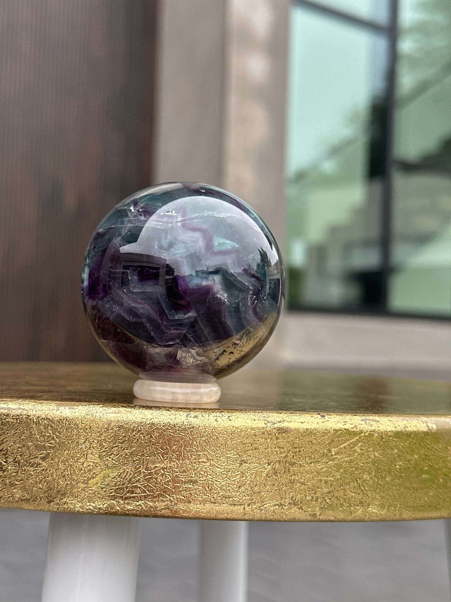 Rainbow Flourite Sphere