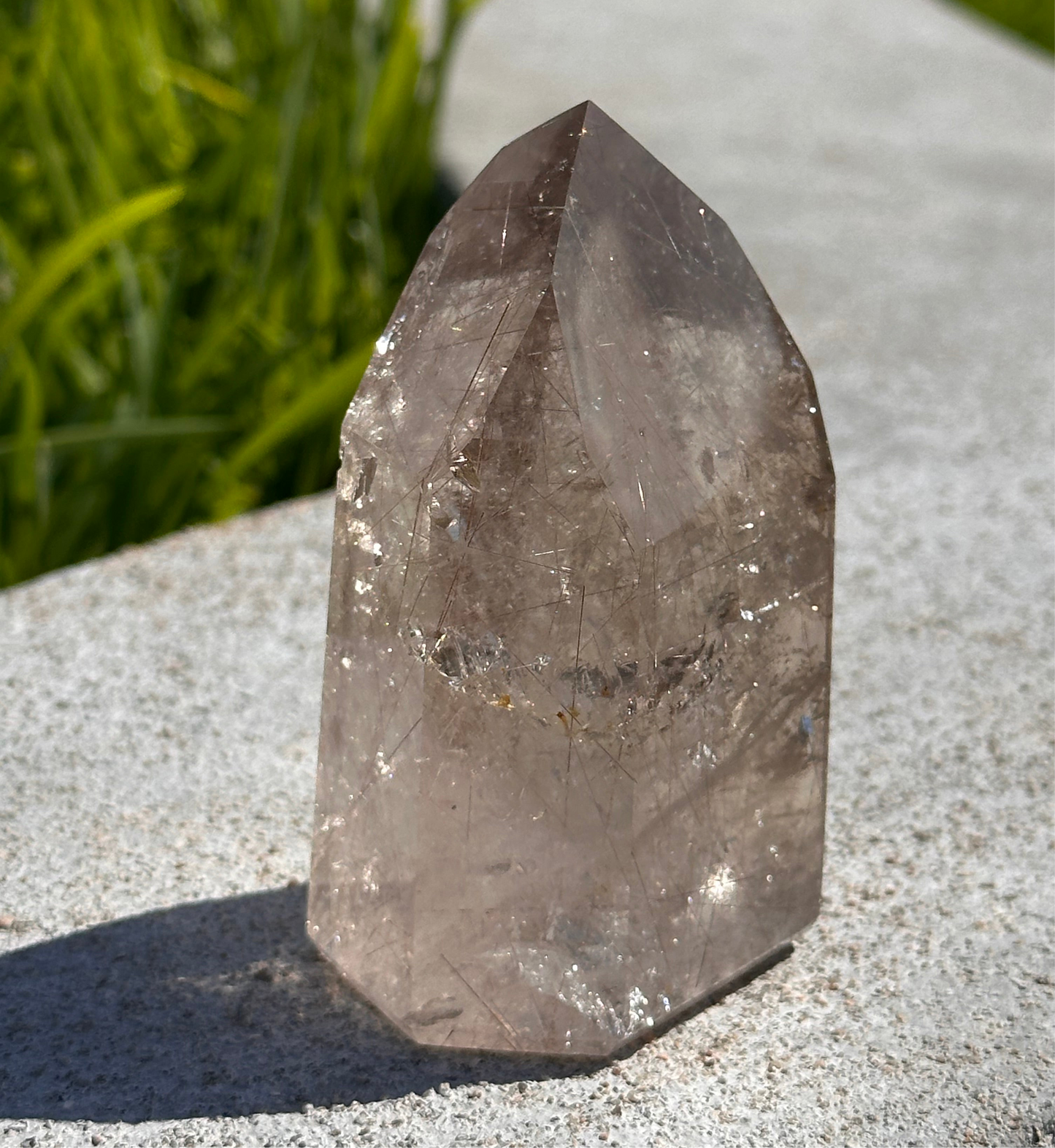 Smoky Quartz With Rutile Generator