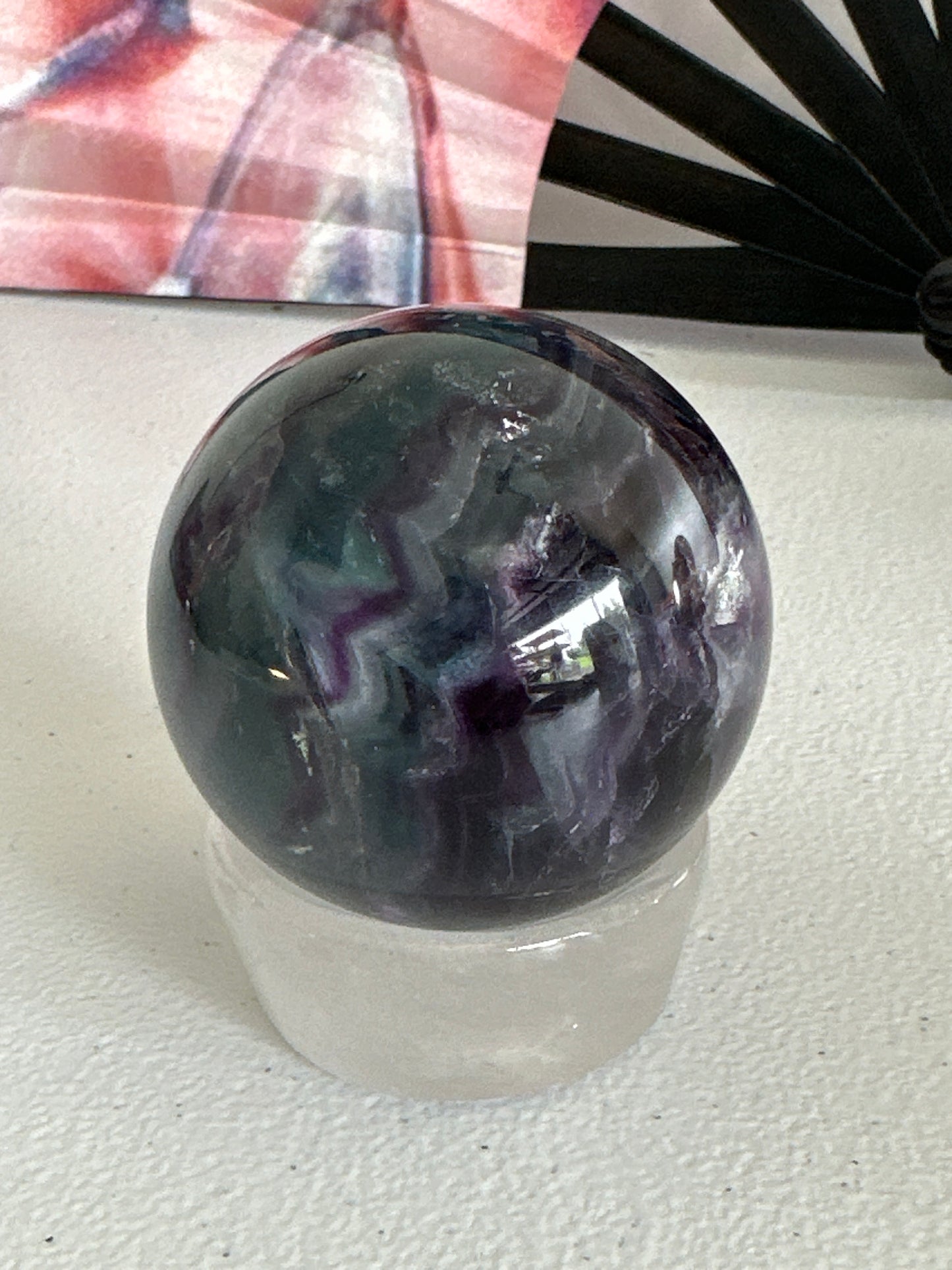 Rainbow Flourite Sphere