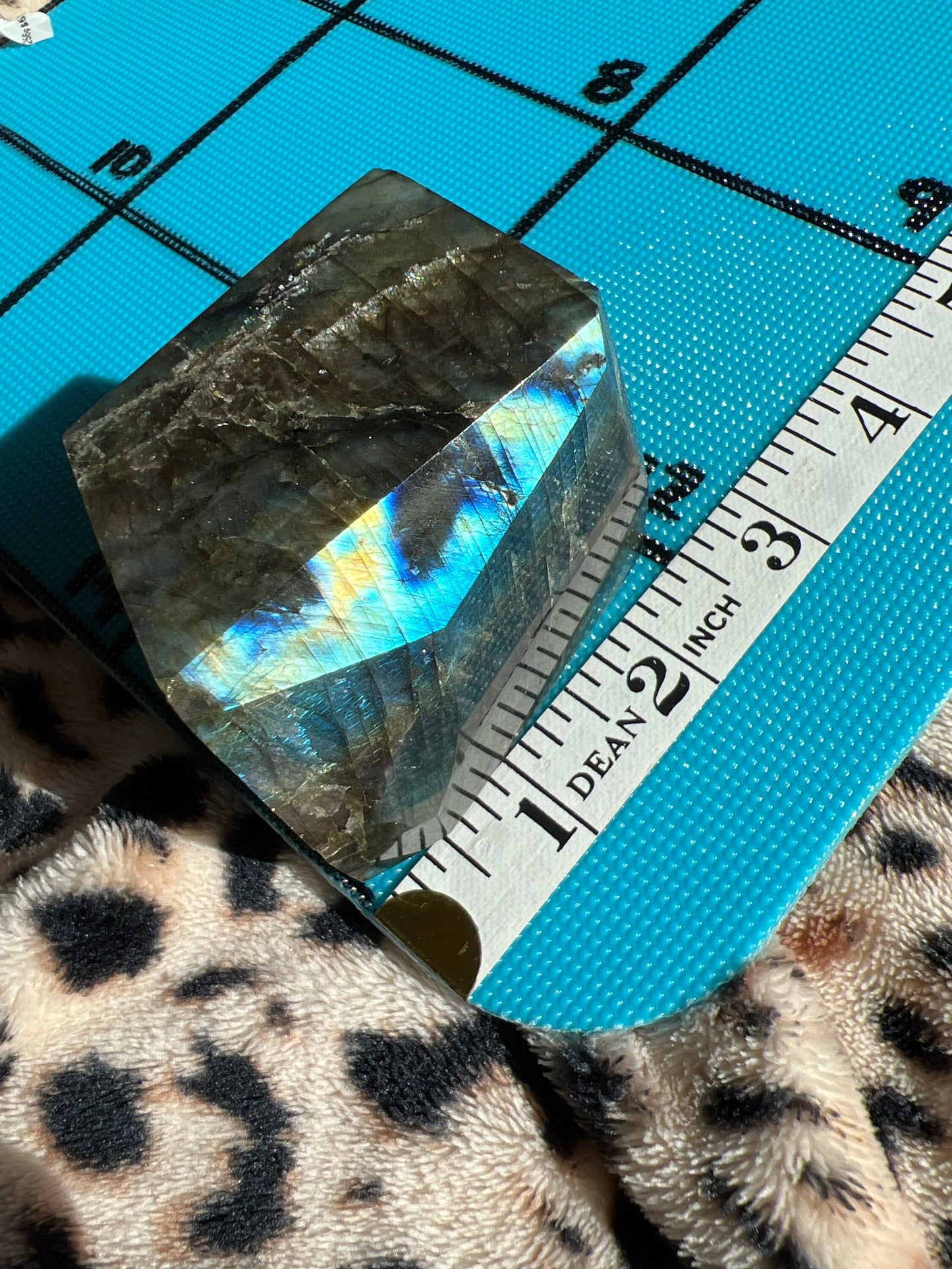 Stunning Labradorite Free Cut Crystal 256 Grams