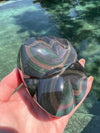 Rainbow Obsidian Crystal Butterfly Carving