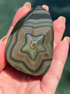 Hand Carved Rainbow Obsidian Star