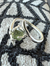 Moldavite Ring set in .925 Sterling Silver sz 7