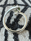 Moldavite Ring set in .925 Sterling Silver sz 7