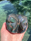 Rainbow Obsidian Crystal Butterfly Carving