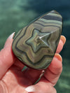 Hand Carved Rainbow Obsidian Star