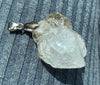 Tibetan Elestial Clear and Smoky Quartz Pendant