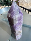 Amethyst &amp; Smoky Quartz 7 LB Generator Giant Tower Rainbows 1’ Tall