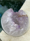 Amethyst Gem Geode Agate Crystal Sphere 4” Amazing Quality