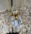 Clear Quartz Crystal Memorial Necklace