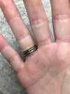 Meteorite Snakehead Sterling Silver .925 Ring sz 7