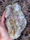 Pink Tourmaline in Quartz Mica Matrix 2.6 lbs