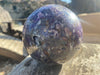 Sphalerite Druzy Purple Crystal Sphere 3”