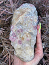 Pink Tourmaline in Quartz Mica Matrix 2.6 lbs