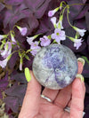 Sphalerite purple Crystal Sphere 2”