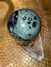 Kambaba Jasper 3” Crystal Sphere with Free Brass Stand 1.88 lbs