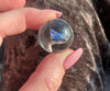 Master Healer Clear Quartz 1” Rainbow Loaded Sphere