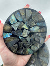 Super Flashy Labradorite Charging Plate