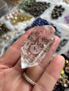 Clear Quartz Double Terminated Moon and Star Crystal 2-3” Size