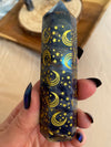 Sodalite Generator Gold Moons and Stars 4” Tall