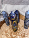 Sodalite Generator Gold Moons and Stars 4” Tall