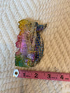 Rainbow Aura Quartz Seahorse Carving 5.17 oz