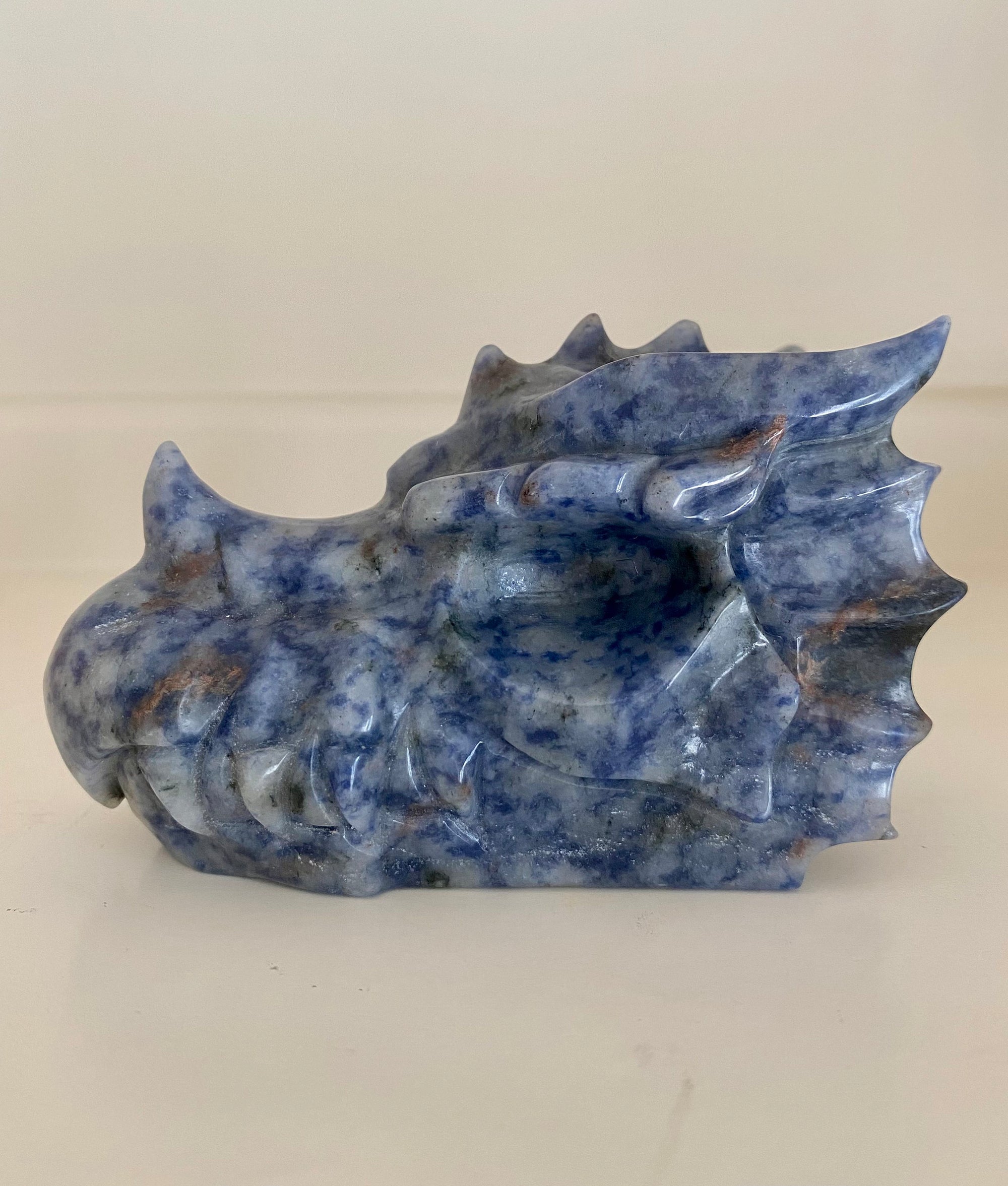 Sodalite Dragon Head 413 grams