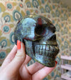 Magical Dragon Stone Large Hand-carved Skull 720 g