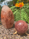 Red Strawberry Quartz Crystal Ball 304g