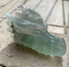 Pale Green Fluorite XL Dragon Head Carving 719 G