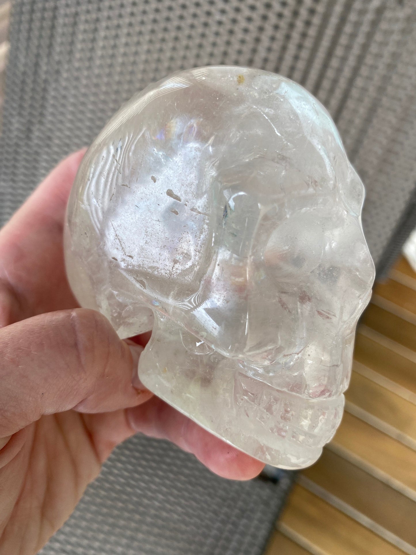 Clear Quartz Crystal Skull