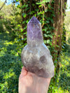 Amethyst Skull Carving with Giant Generator 2.80 lbs