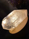 Pale Brazilian Smoky Quartz Double Terminated Lamp Loaded with Rainbows 590 G