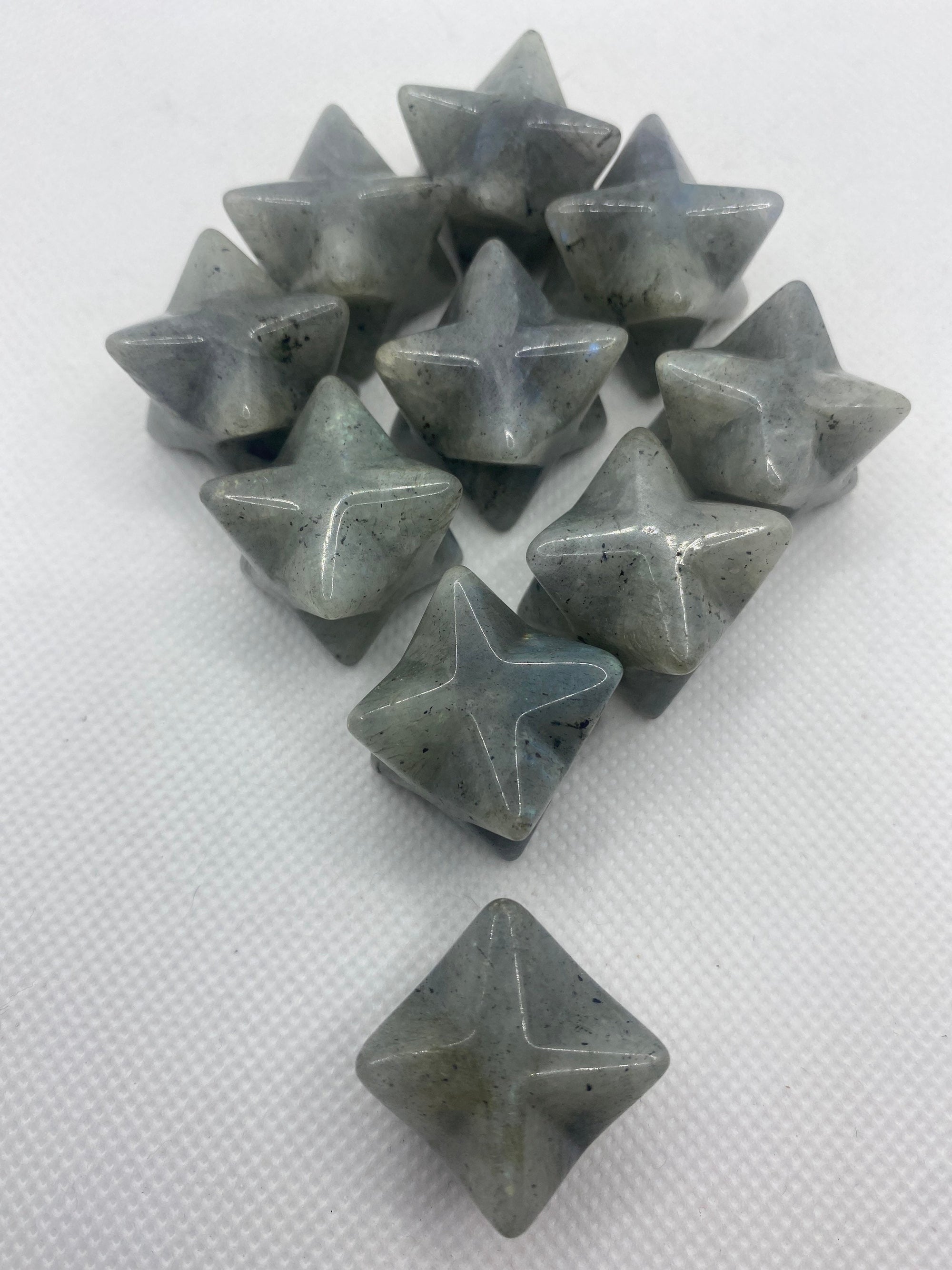 Labradorite Hand Carved Merkabah