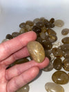 Gold Rultilated Quartz Crystal Tumble .50&quot; to 1.50&quot;