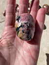 Rhodonite Palm Stone 62-83 g