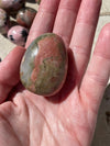 Rhodonite Palm Stone 62-83 g