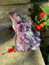 Natural Rainbow Fluorite Crystal 3 LBS