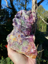 Natural Rainbow Fluorite Crystal 3 LBS