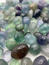 Pastel Rainbow Fluorite Tumbled Crystals 1/2 - 1” each