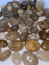 Gold Rultilated Quartz Crystal Tumble .50&quot; to 1.50&quot;